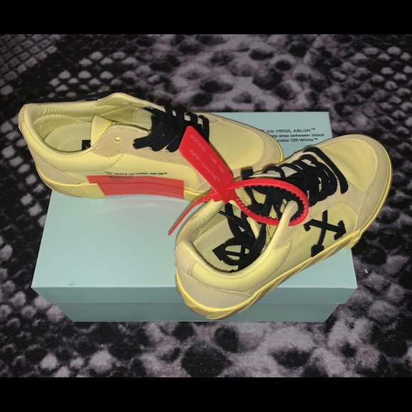 OFF - WHITE vulc low yellow canvas FW19 - Picture 3 of 7